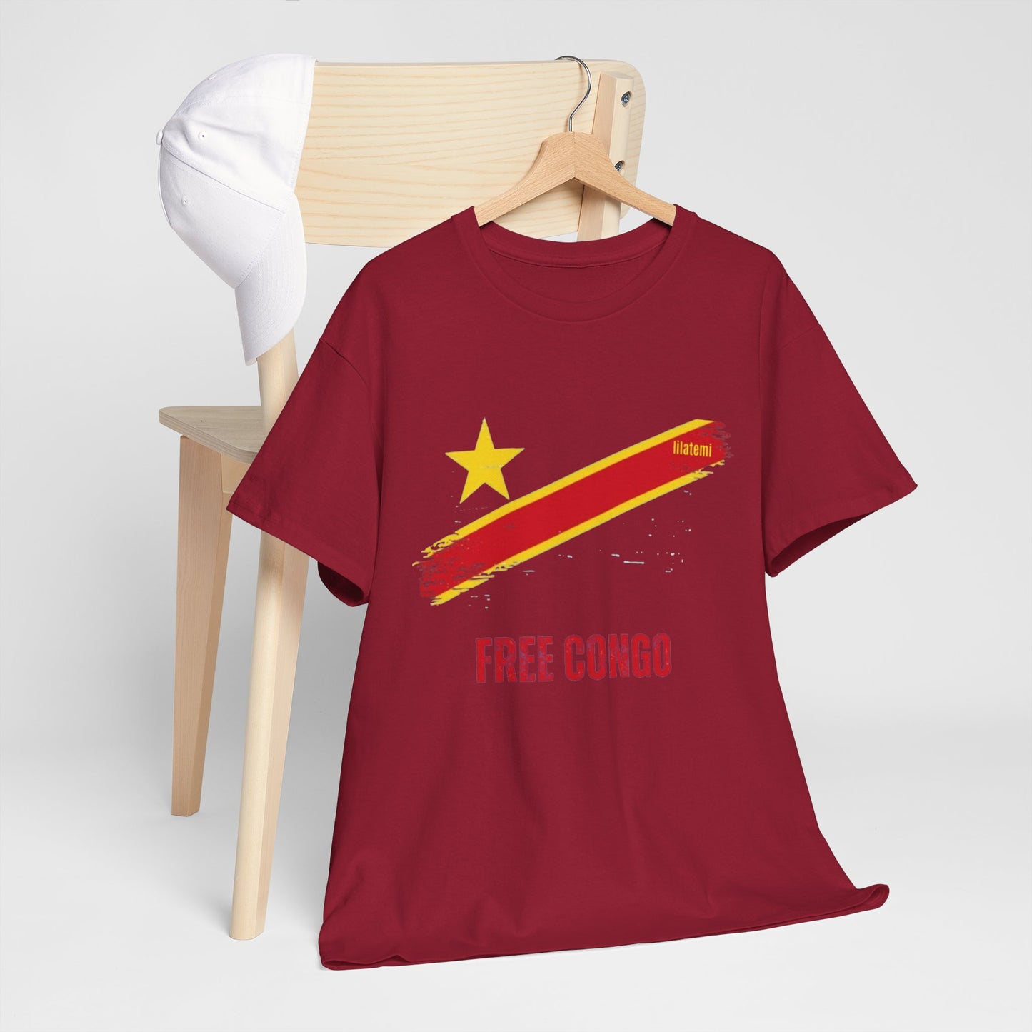 T-shirt "FREE CONGO" R Unisex – Portez votre engagement avec style !