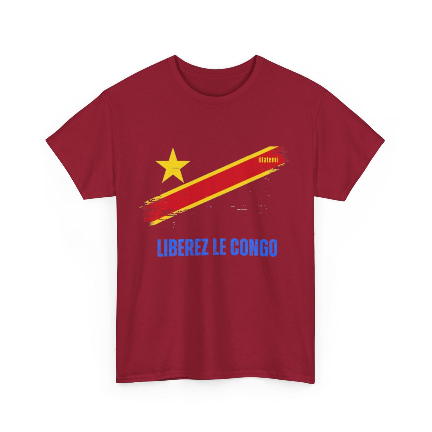 T-shirt "LIBEREZ LE CONGO" B Unisex – Portez votre engagement avec style !