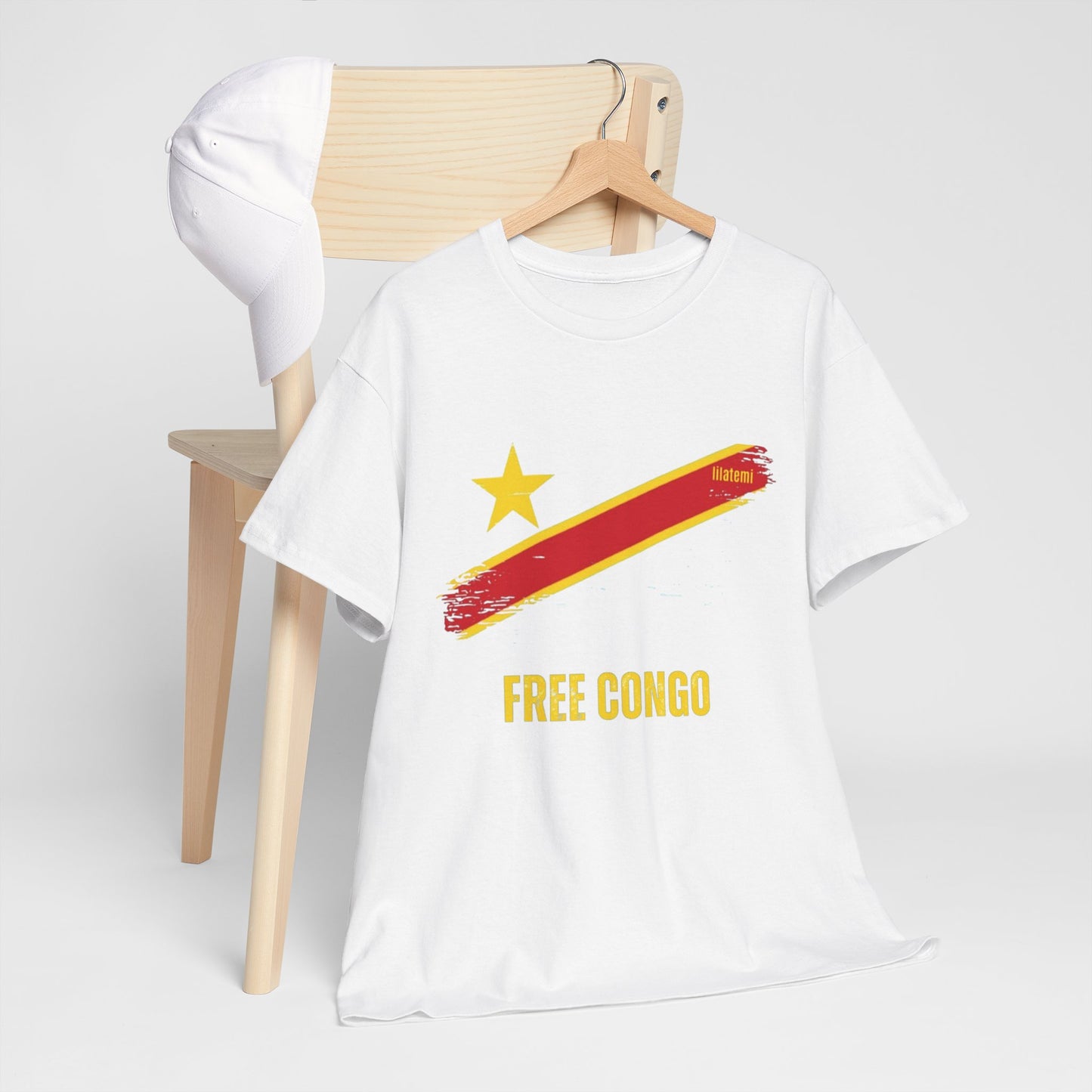 T-shirt "FREE CONGO" J Unisex – Portez votre engagement avec style !