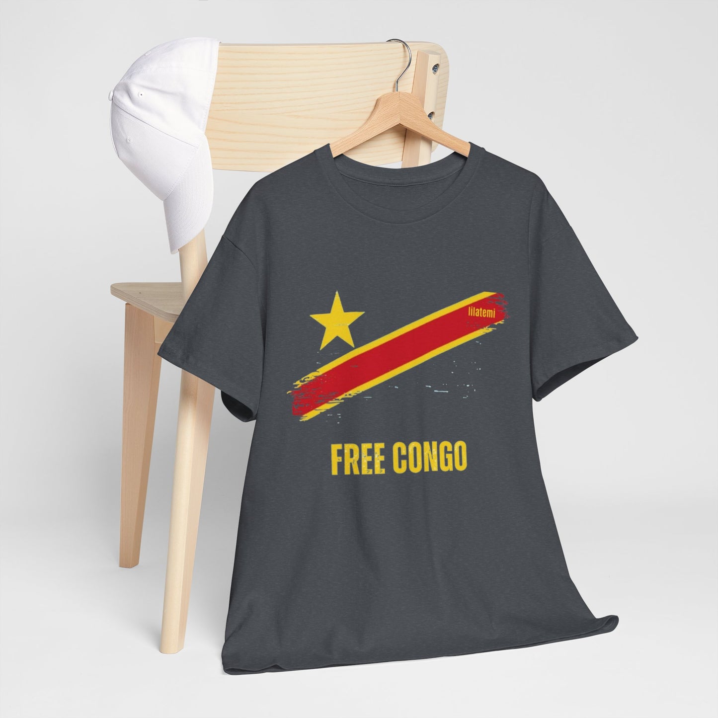T-shirt "FREE CONGO" J Unisex – Portez votre engagement avec style !