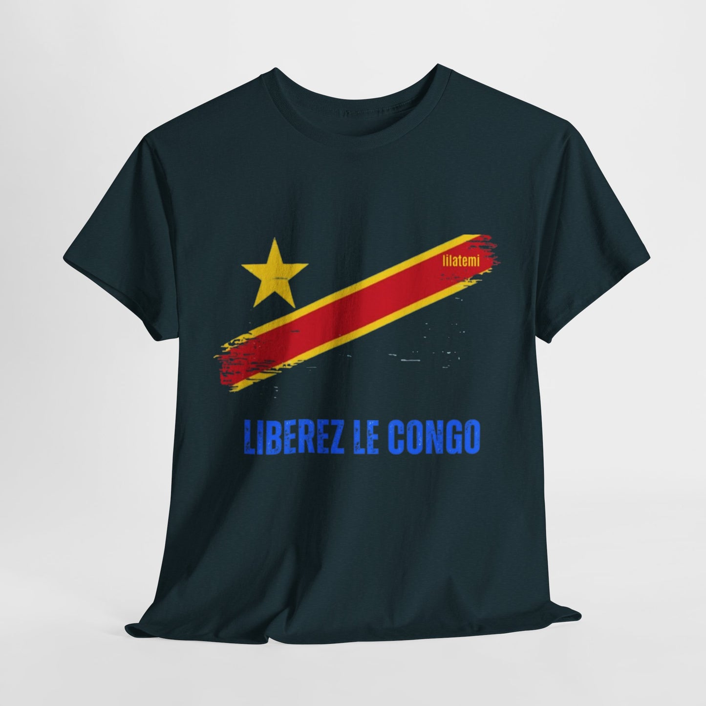 T-shirt "LIBEREZ LE CONGO" B Unisex – Portez votre engagement avec style !