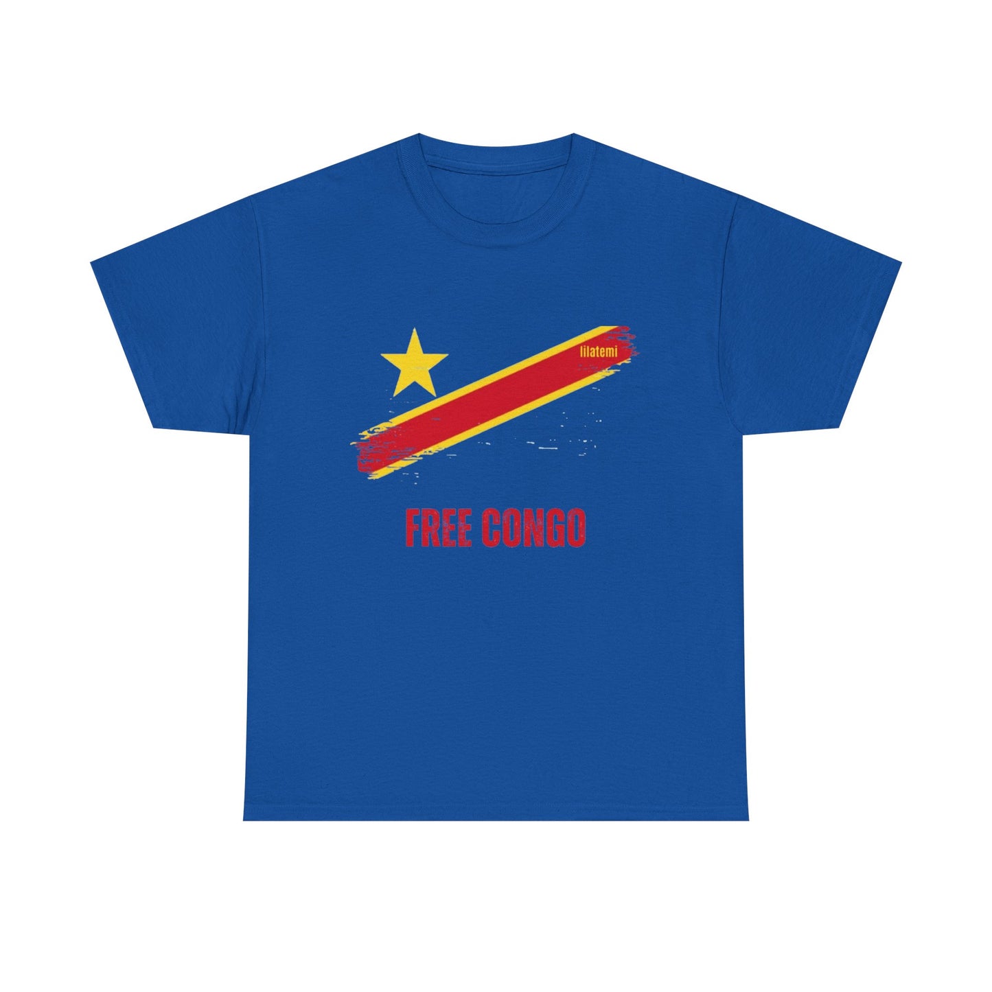 T-shirt "FREE CONGO" R Unisex – Portez votre engagement avec style !