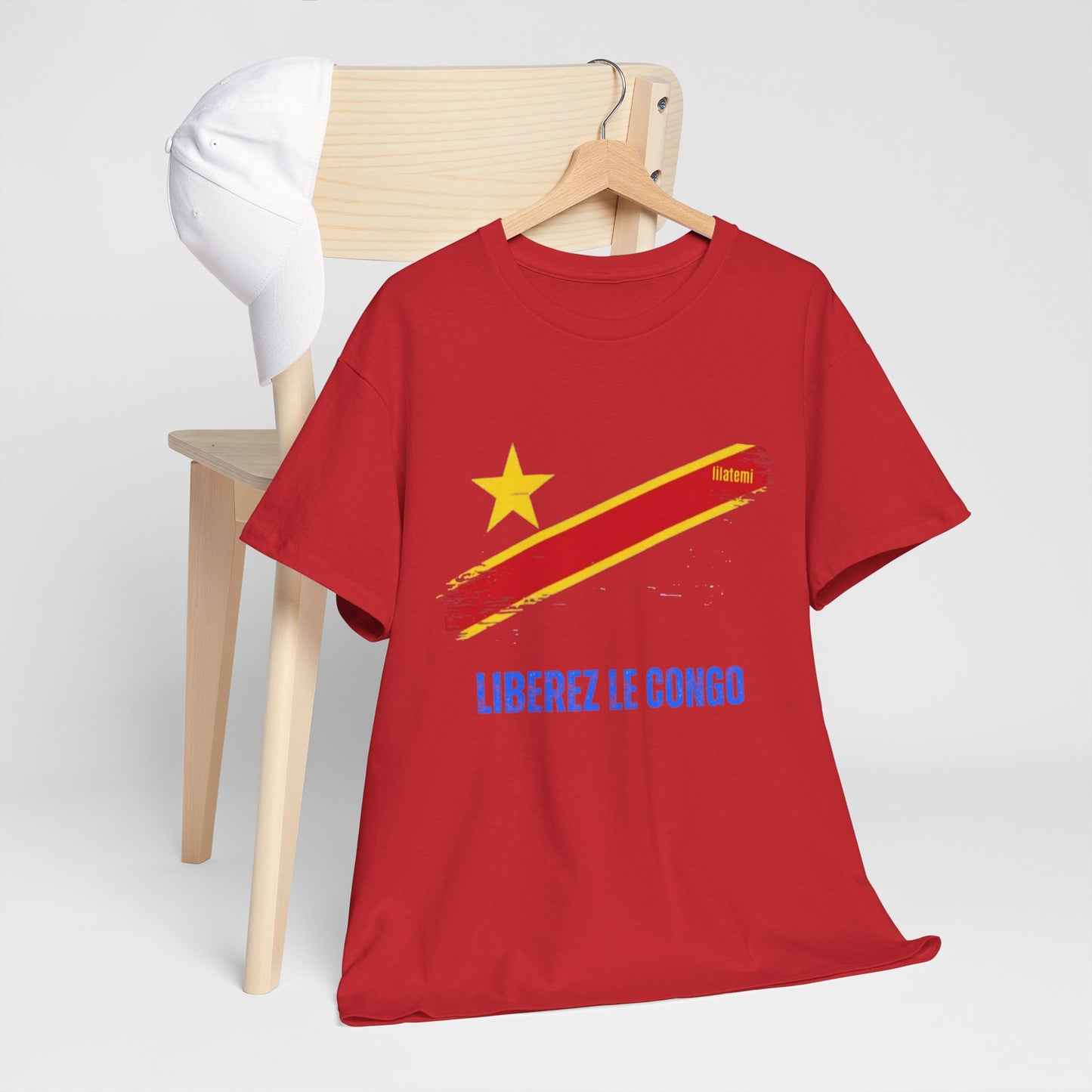 T-shirt "LIBEREZ LE CONGO" B Unisex – Portez votre engagement avec style !