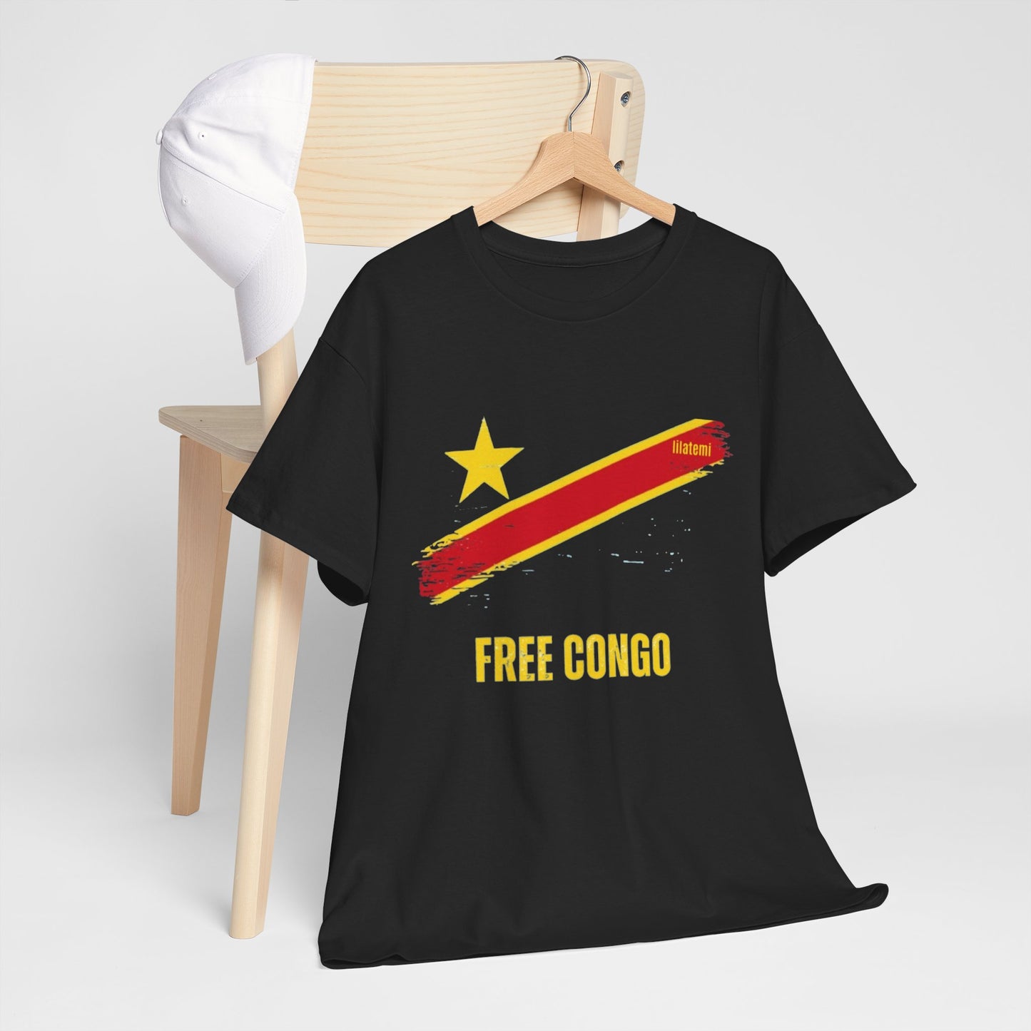 T-shirt "FREE CONGO" J Unisex – Portez votre engagement avec style !