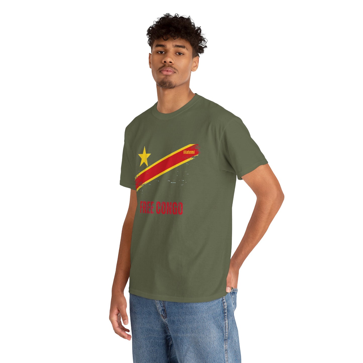T-shirt "FREE CONGO" R Unisex – Portez votre engagement avec style !
