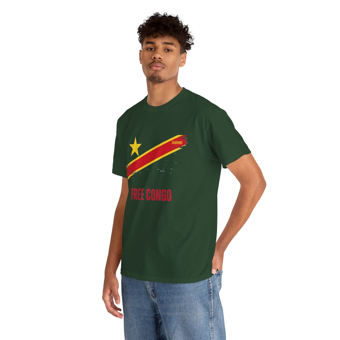 T-shirt "FREE CONGO" R Unisex – Portez votre engagement avec style !