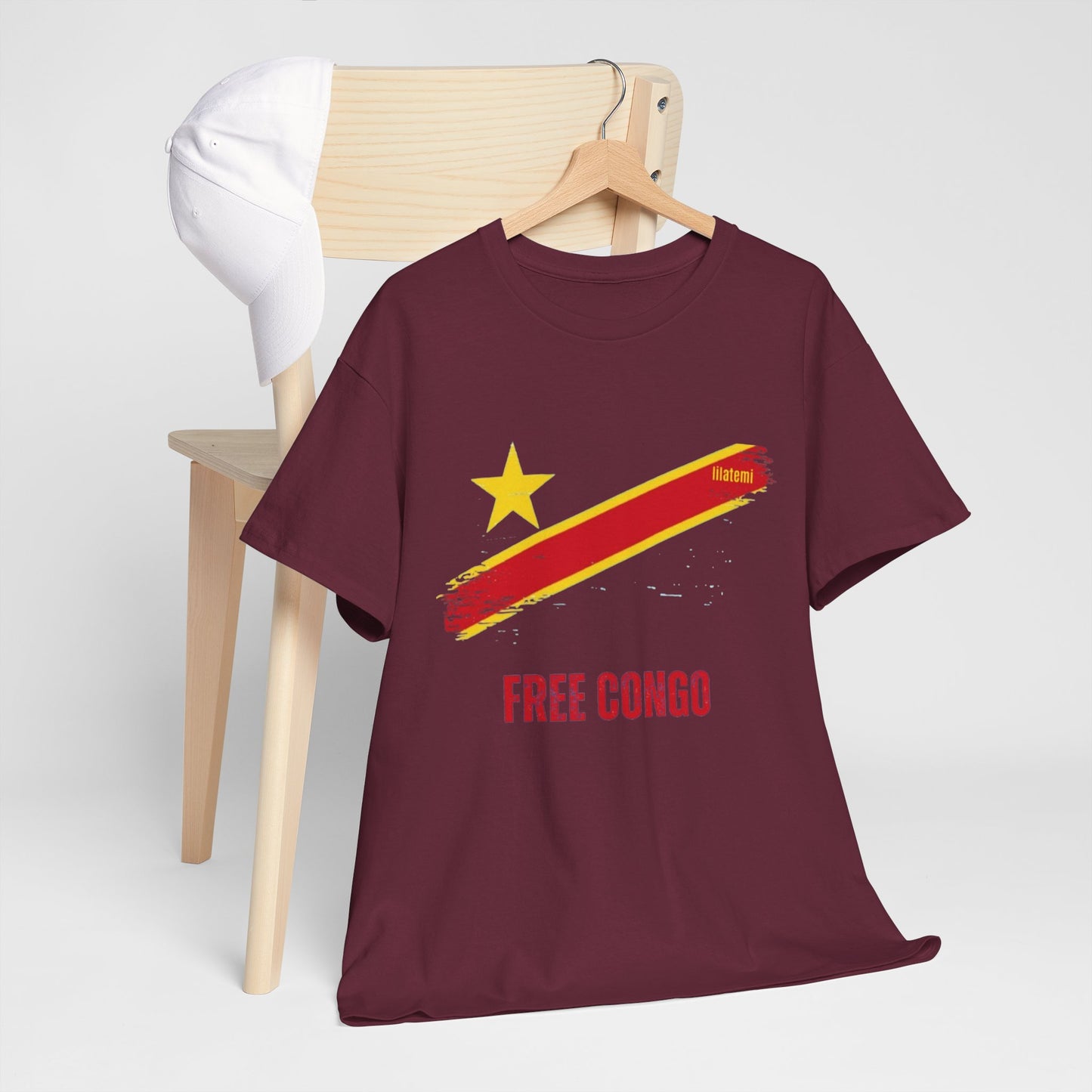 T-shirt "FREE CONGO" R Unisex – Portez votre engagement avec style !