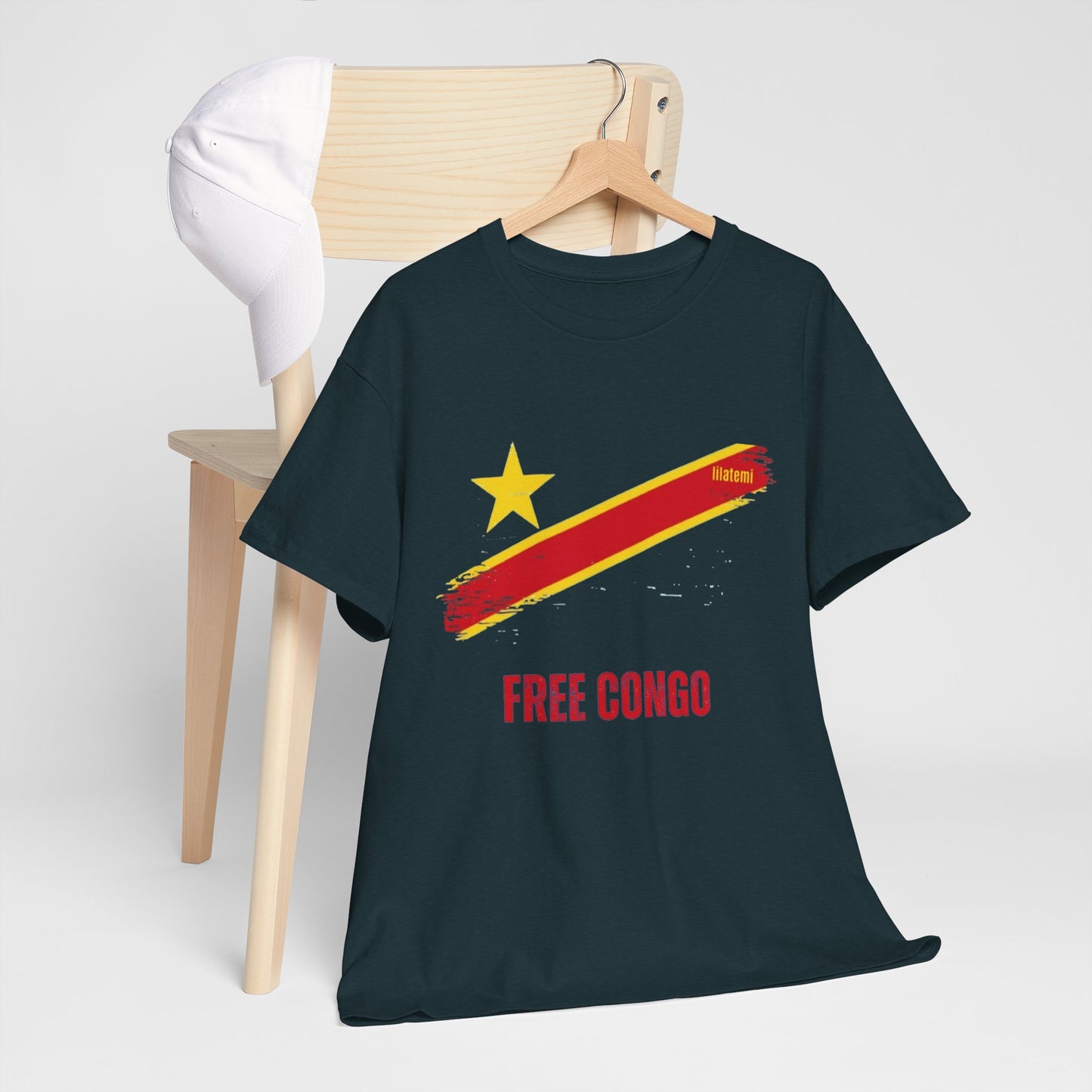T-shirt "FREE CONGO" R Unisex – Portez votre engagement avec style !