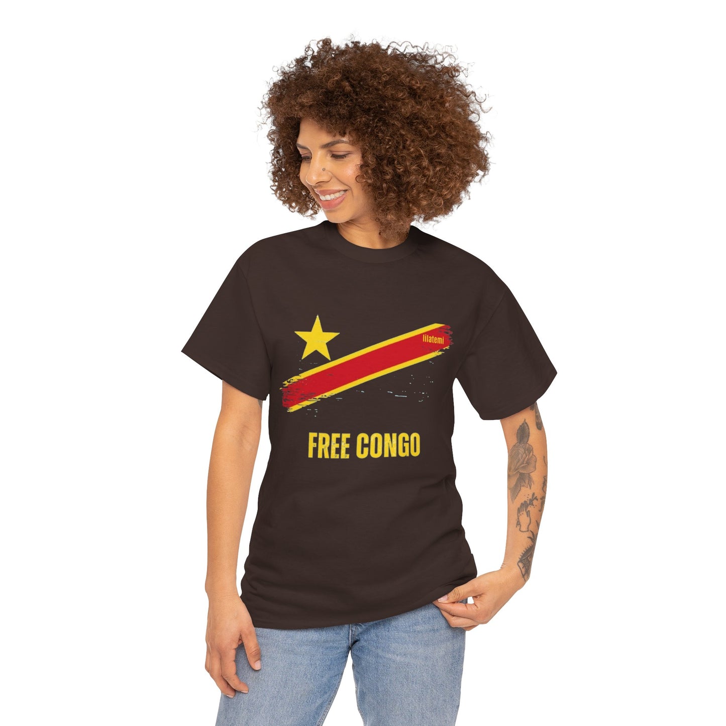 T-shirt "FREE CONGO" J Unisex – Portez votre engagement avec style !