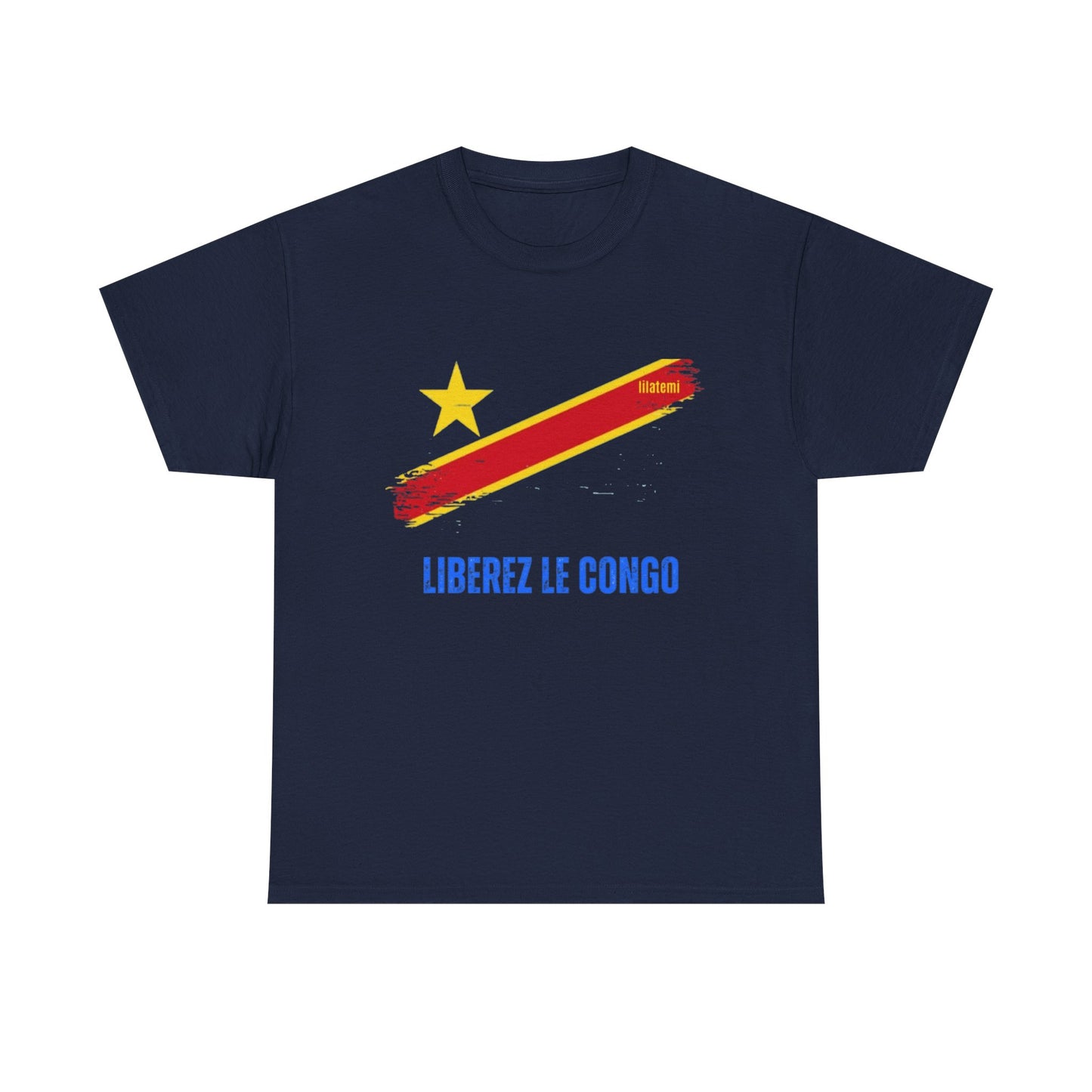 T-shirt "LIBEREZ LE CONGO" B Unisex – Portez votre engagement avec style !
