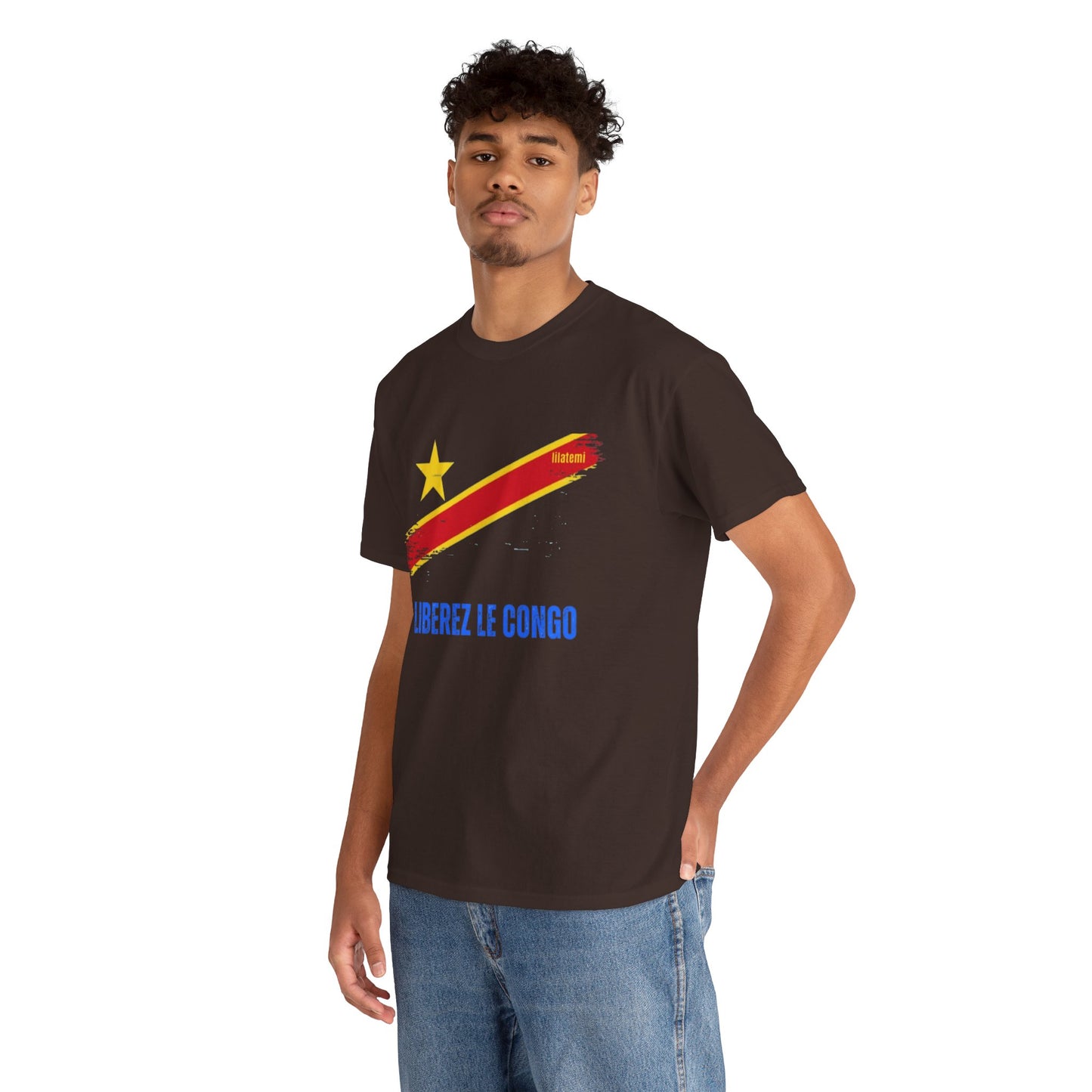 T-shirt "LIBEREZ LE CONGO" B Unisex – Portez votre engagement avec style !