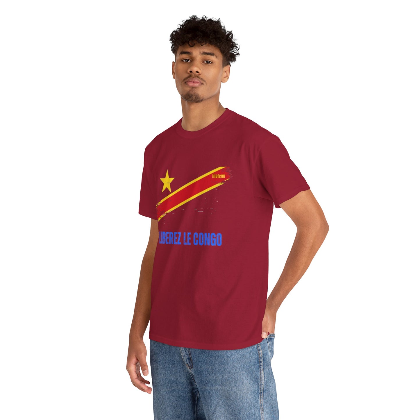 T-shirt "LIBEREZ LE CONGO" B Unisex – Portez votre engagement avec style !