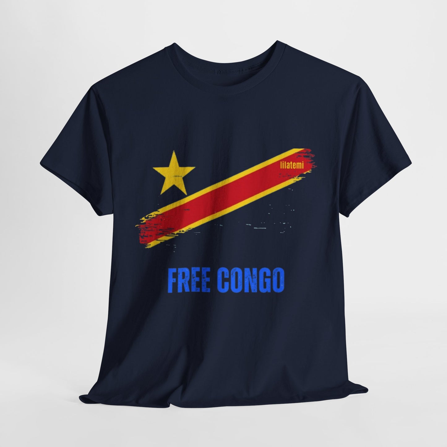 T-shirt "FREE CONGO" B Unisex – Portez votre engagement avec style !