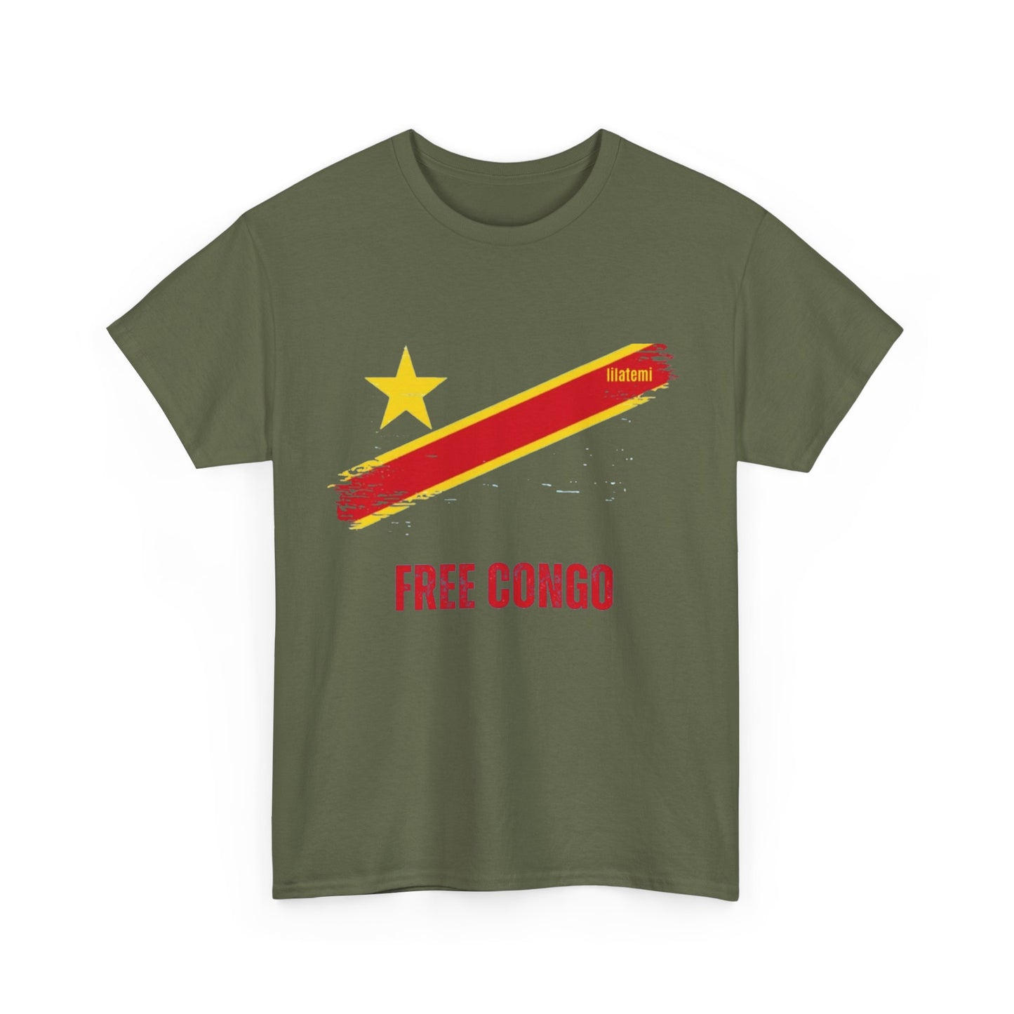 T-shirt "FREE CONGO" R Unisex – Portez votre engagement avec style !