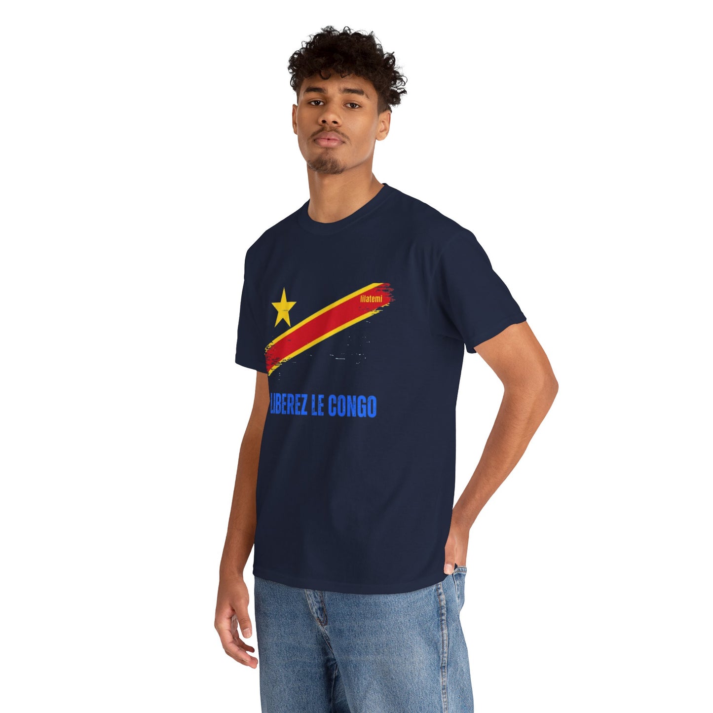 T-shirt "LIBEREZ LE CONGO" B Unisex – Portez votre engagement avec style !