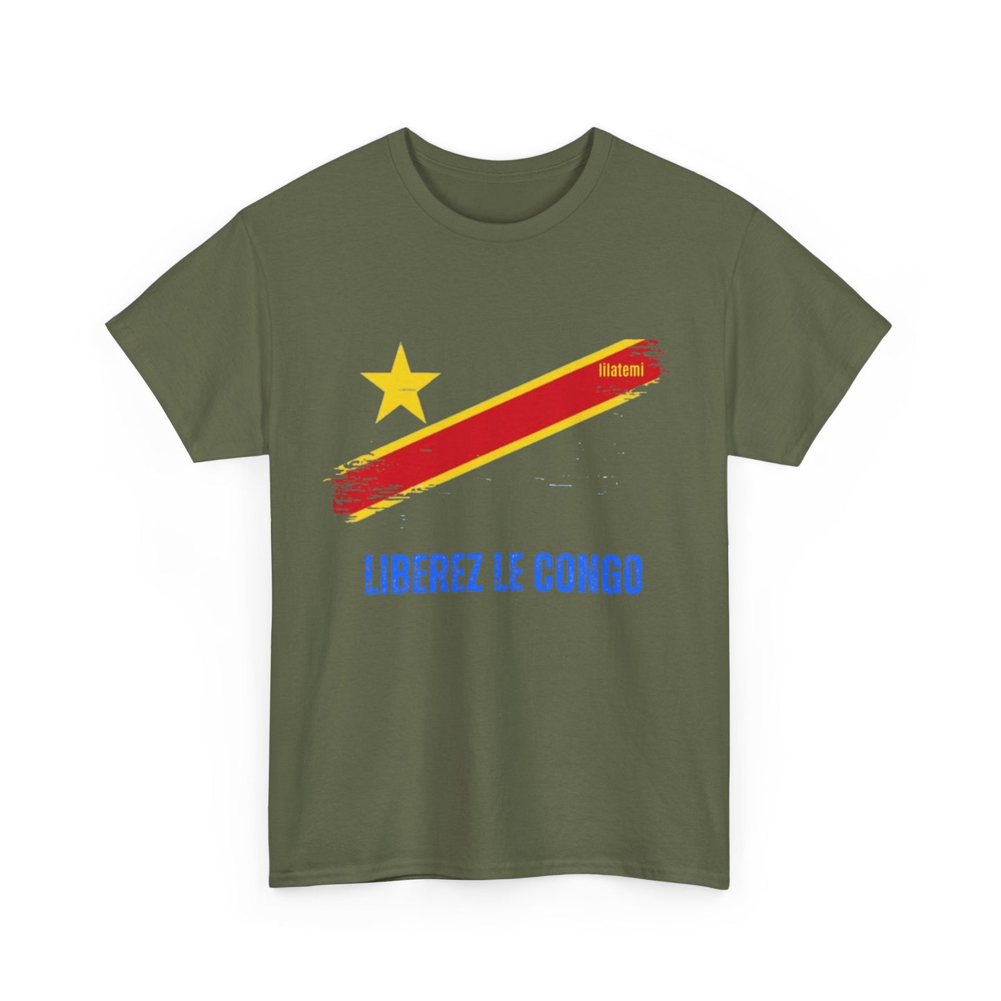 T-shirt "LIBEREZ LE CONGO" B Unisex – Portez votre engagement avec style !