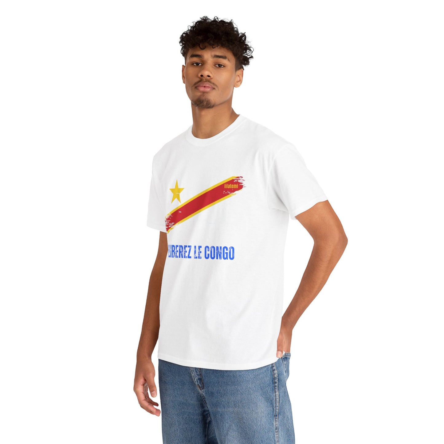 T-shirt "LIBEREZ LE CONGO" B Unisex – Portez votre engagement avec style !