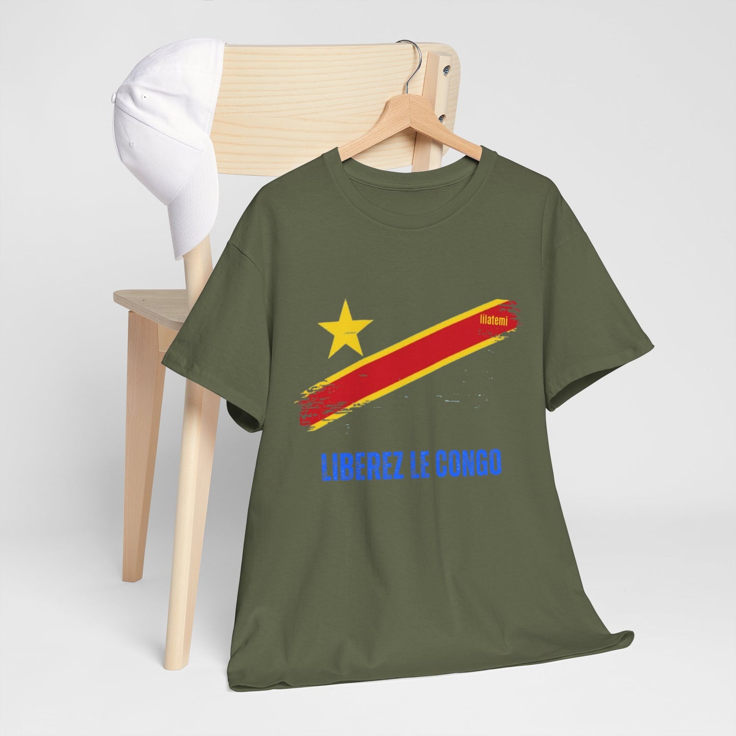 T-shirt "LIBEREZ LE CONGO" B Unisex – Portez votre engagement avec style !