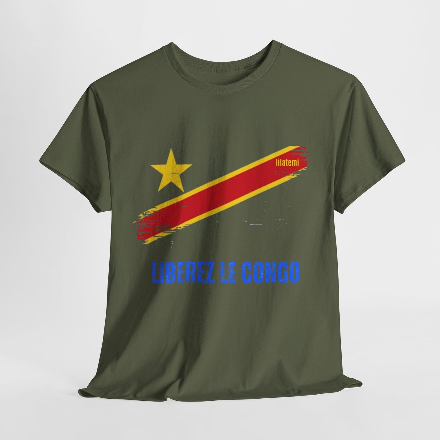 T-shirt "LIBEREZ LE CONGO" B Unisex – Portez votre engagement avec style !