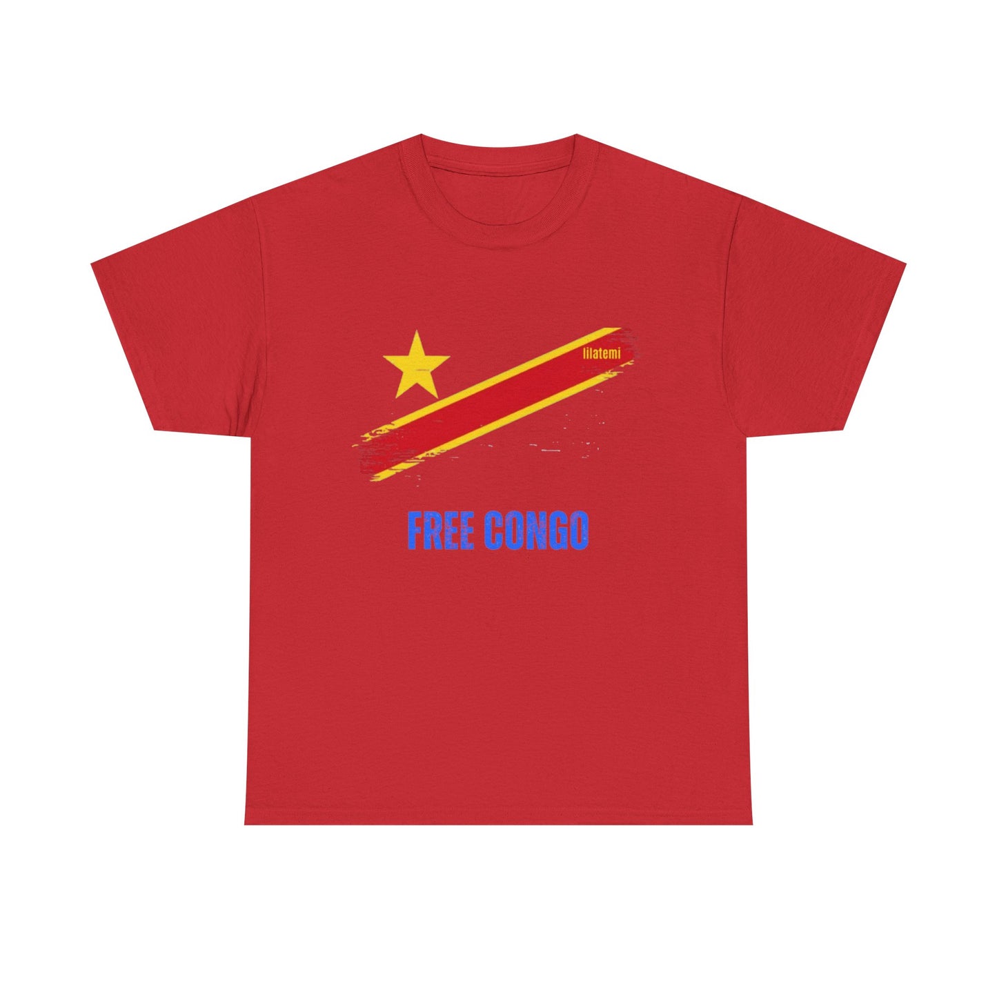 T-shirt "FREE CONGO" B Unisex – Portez votre engagement avec style !