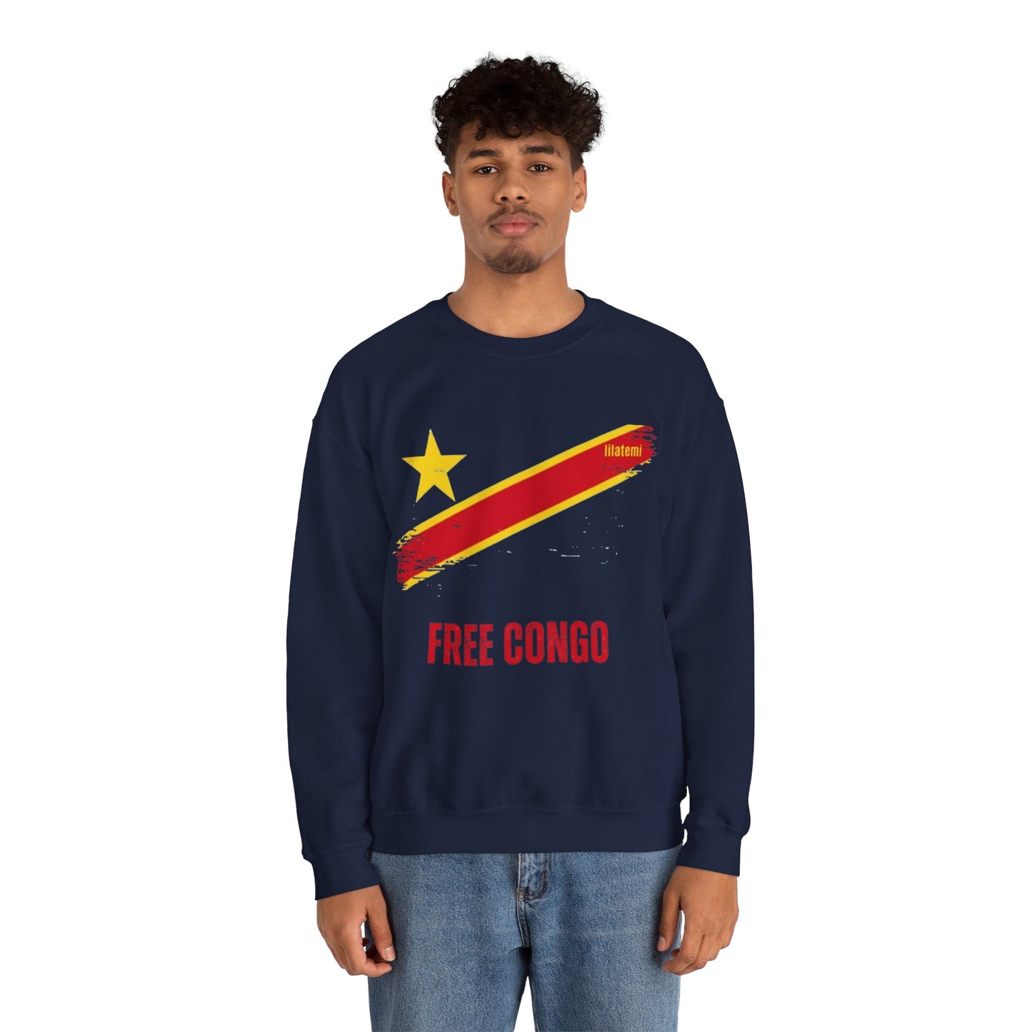 FREE CONGO R Sweatshirt Unisex Engagé et Stylé