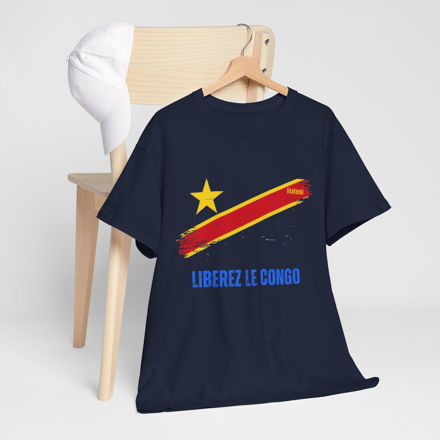 T-shirt "LIBEREZ LE CONGO" B Unisex – Portez votre engagement avec style !