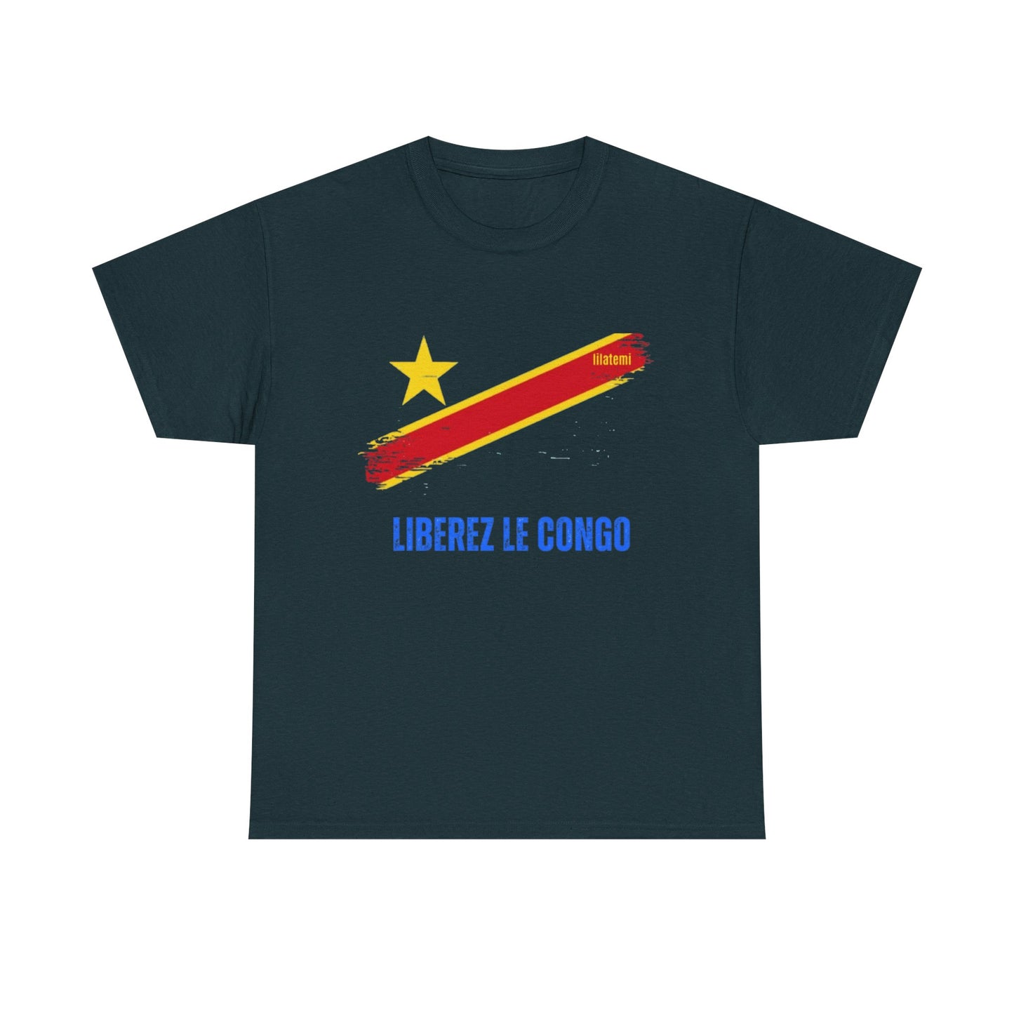 T-shirt "LIBEREZ LE CONGO" B Unisex – Portez votre engagement avec style !