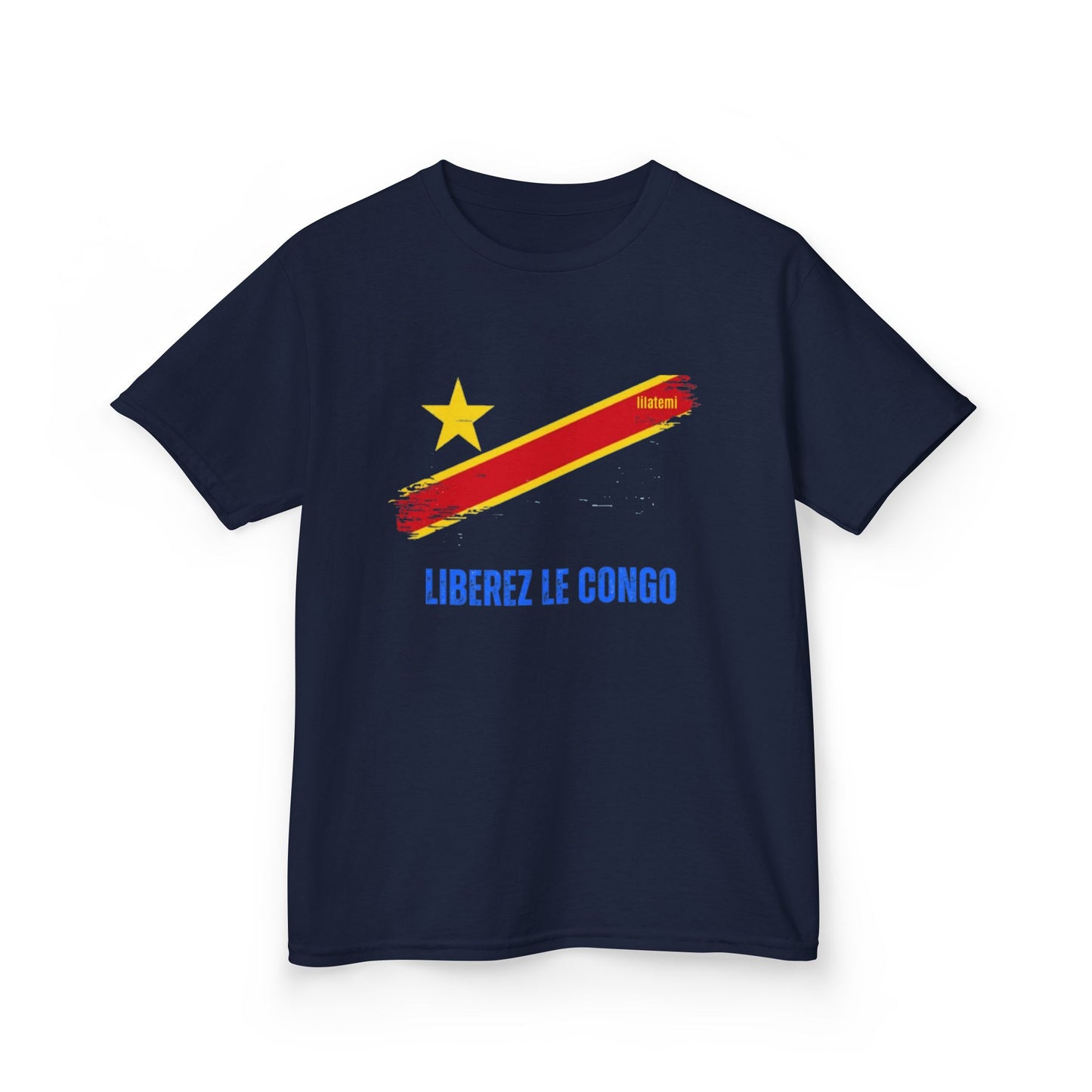 T-shirt Enfant "LIBÉREZ LE CONGO" – Confort et Engagement