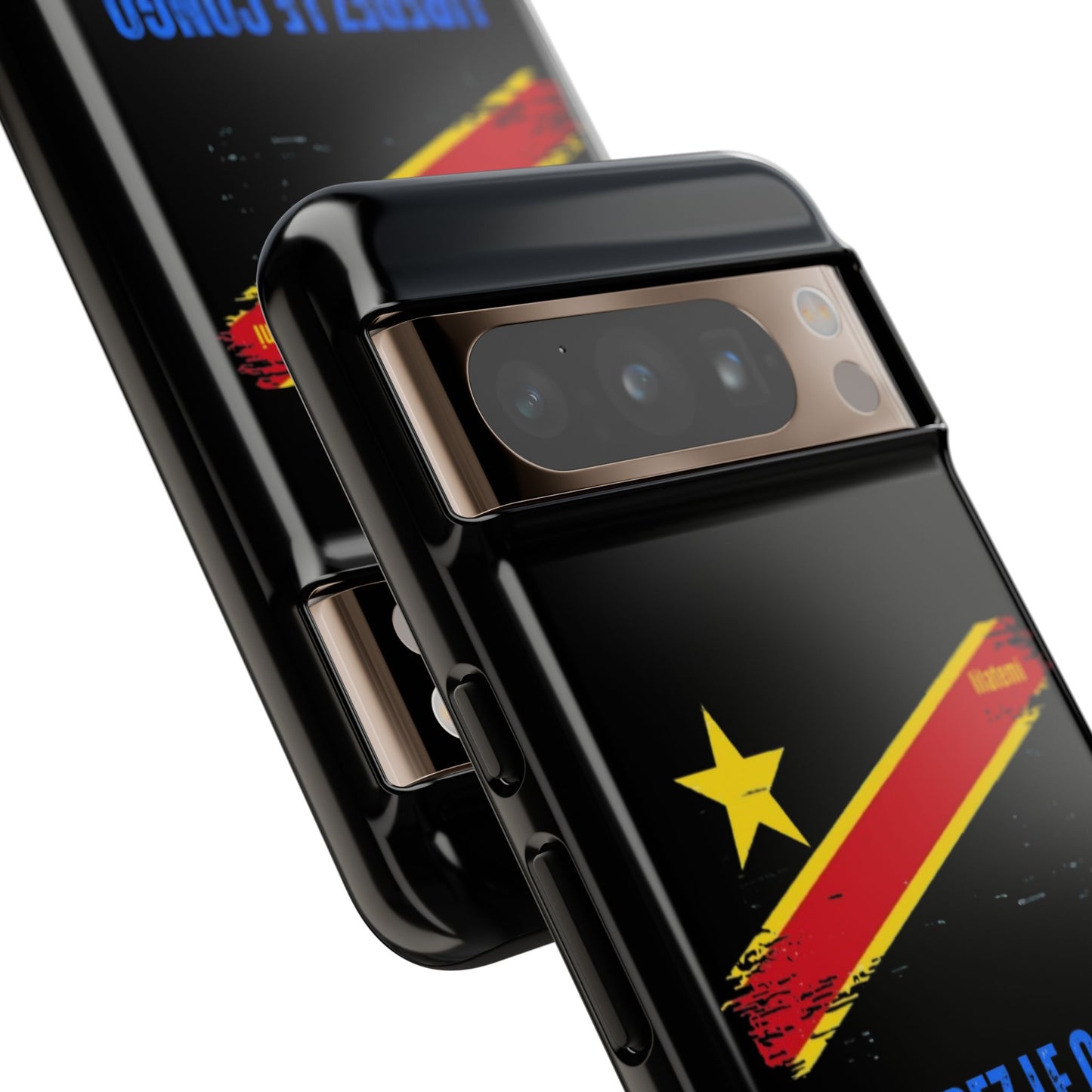 Coque de téléphone – Design "Libérer le Congo" (Compatible avec iPhone, Samsung, Google Pixel)