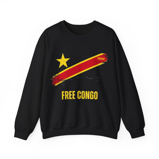 FREE CONGO J Sweatshirt Unisex Engagé et Stylé
