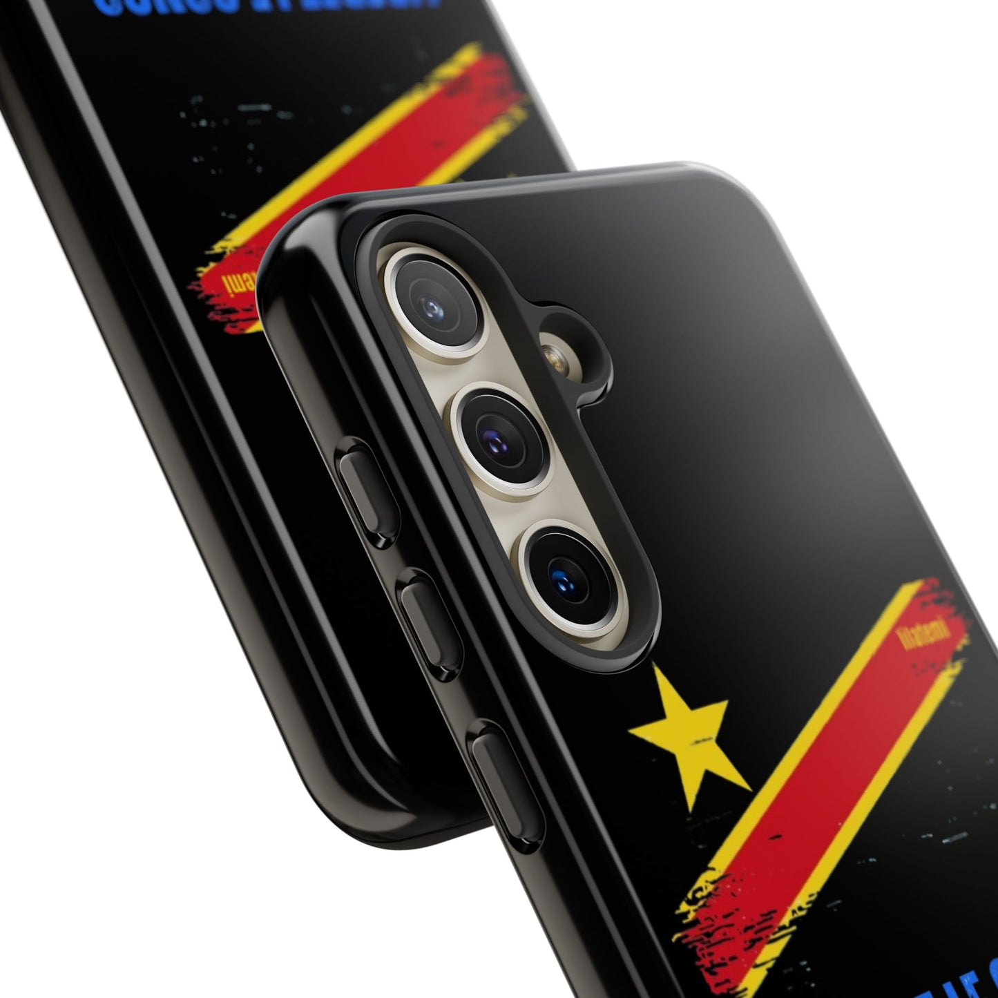 Coque de téléphone – Design "Libérer le Congo" (Compatible avec iPhone, Samsung, Google Pixel)