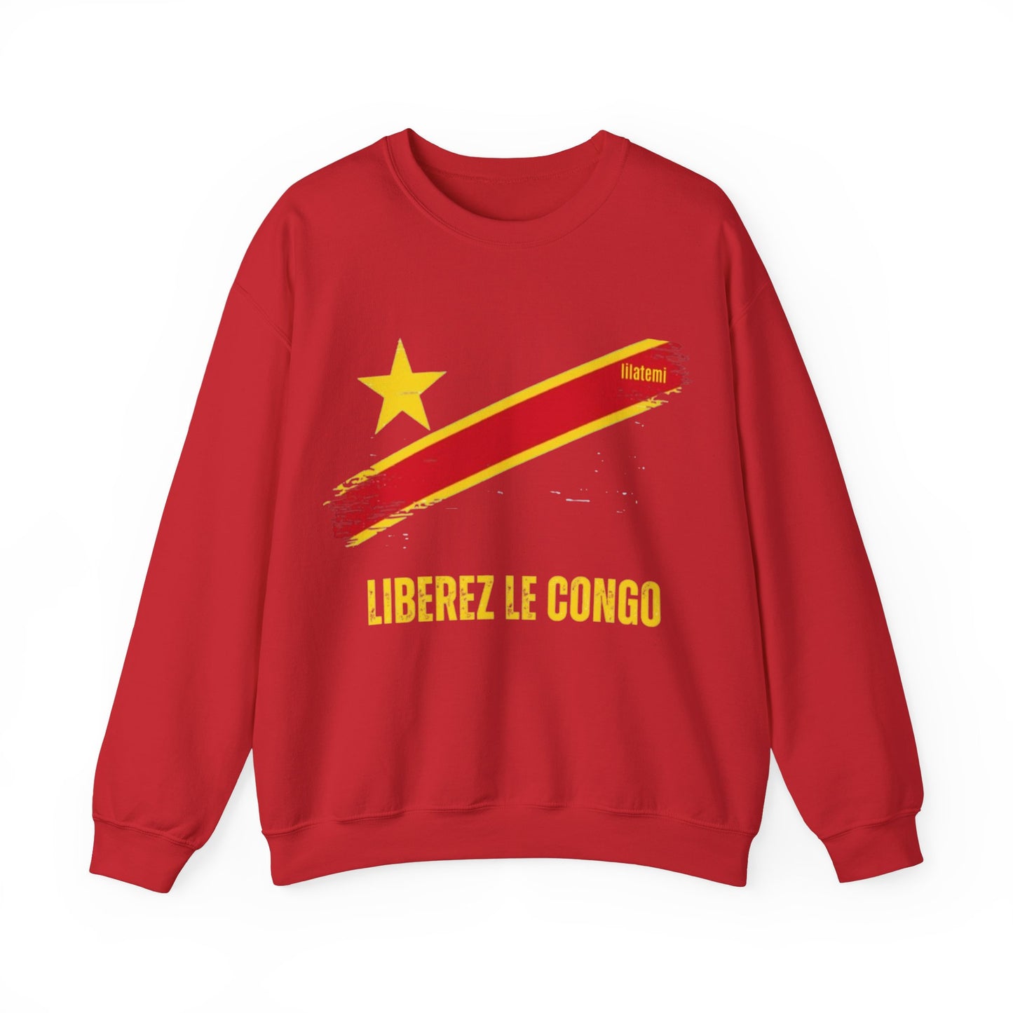 LIBÉREZ LE CONGO J – Sweatshirt Unisex Engagé et Stylé