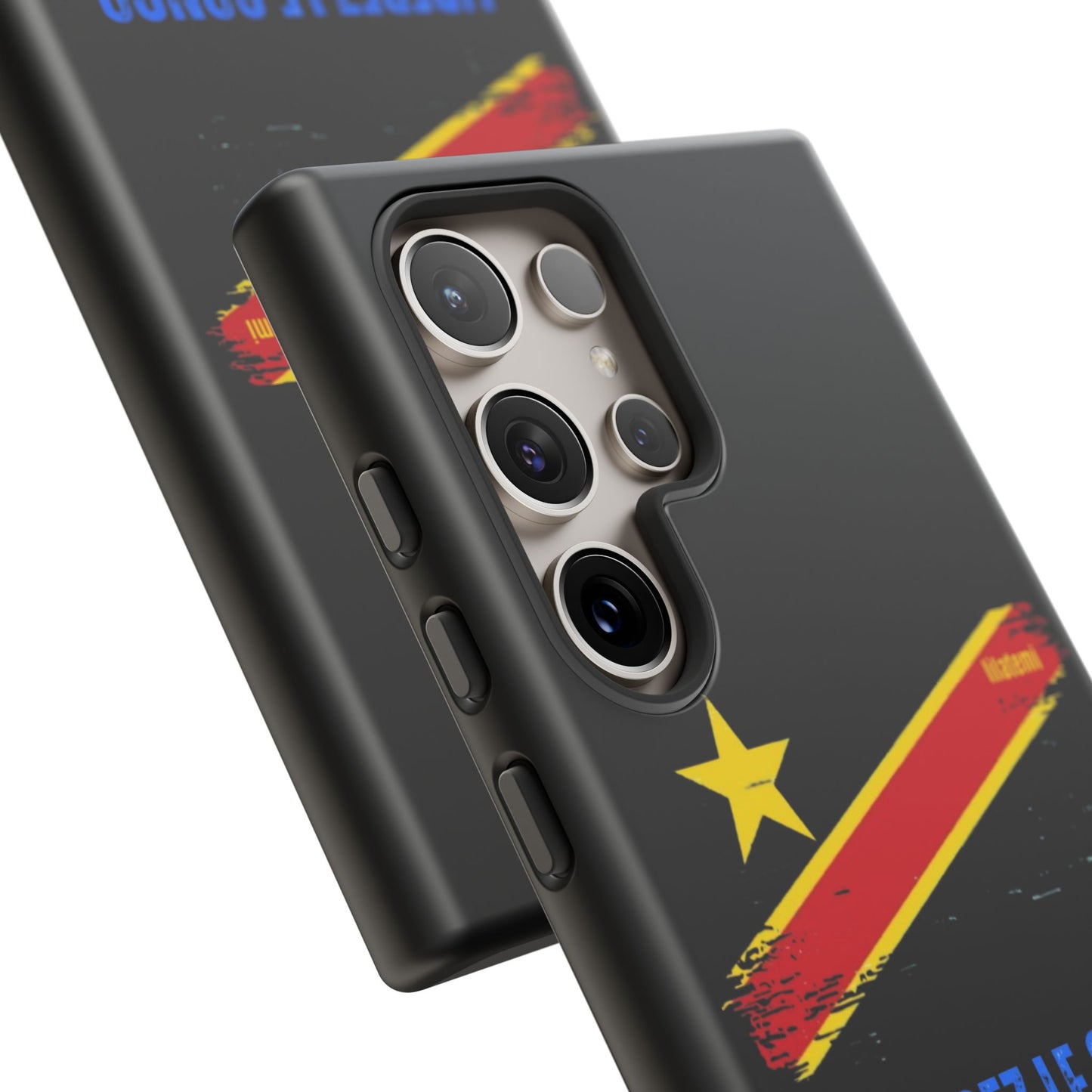Coque de téléphone – Design "Libérer le Congo" (Compatible avec iPhone, Samsung, Google Pixel)