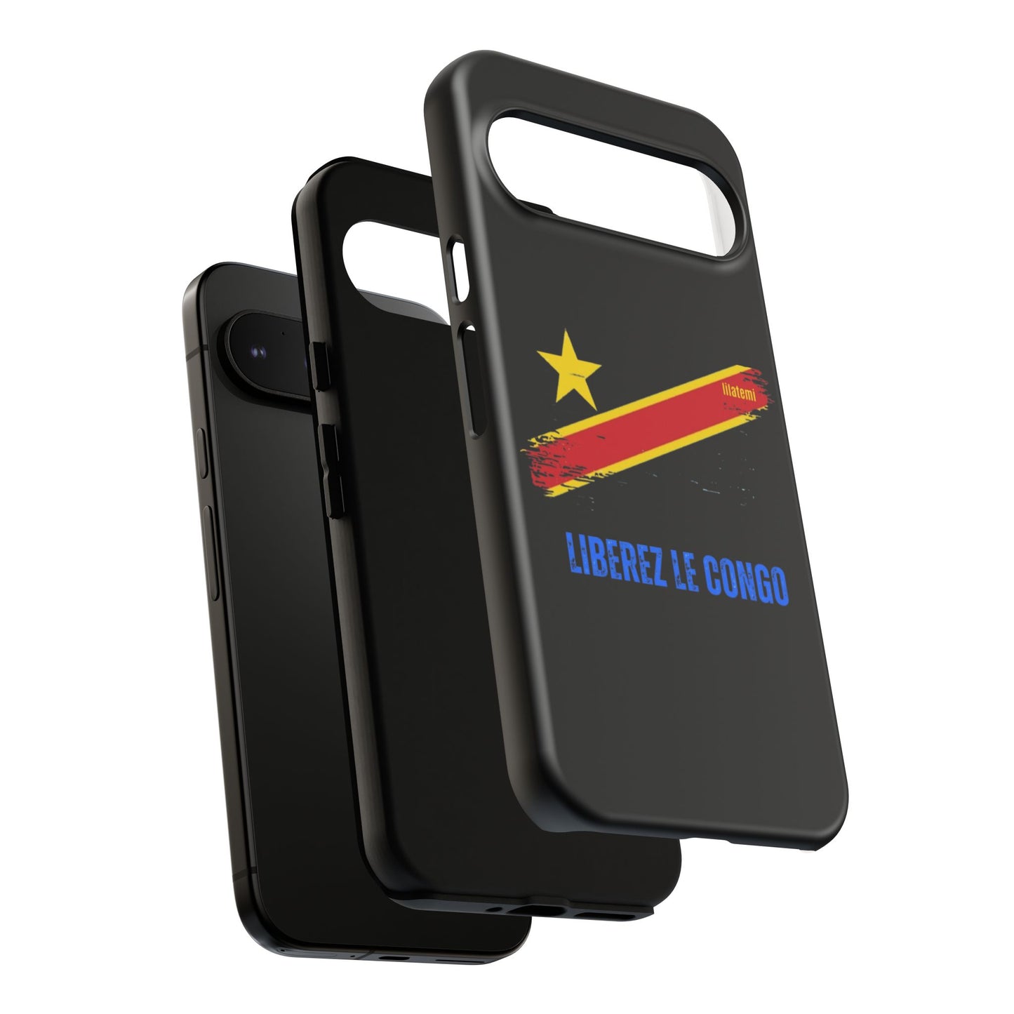 Coque de téléphone – Design "Libérer le Congo" (Compatible avec iPhone, Samsung, Google Pixel)