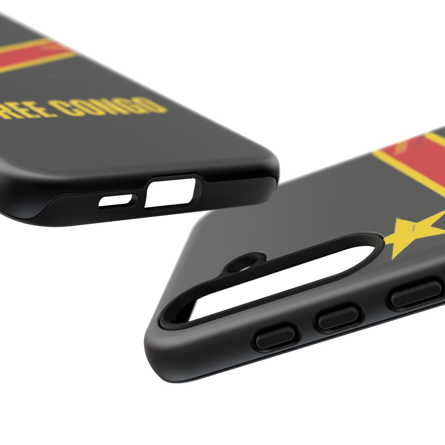 Coque de téléphone – Design "FREE CONGO" (Compatible avec iPhone, Samsung, Google Pixel)