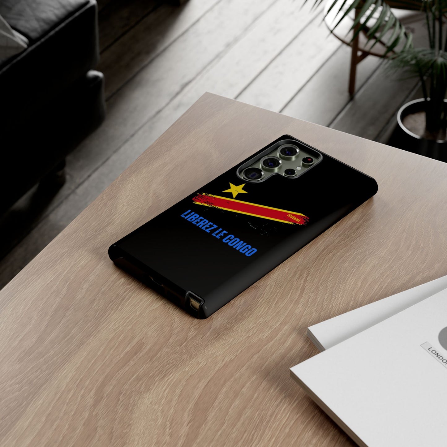 Coque de téléphone – Design "Libérer le Congo" (Compatible avec iPhone, Samsung, Google Pixel)