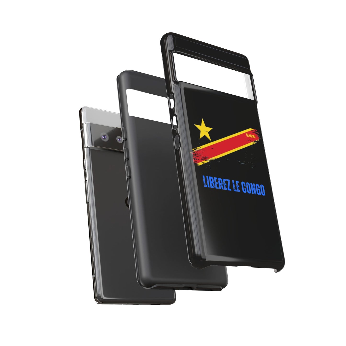 Coque de téléphone – Design "Libérer le Congo" (Compatible avec iPhone, Samsung, Google Pixel)