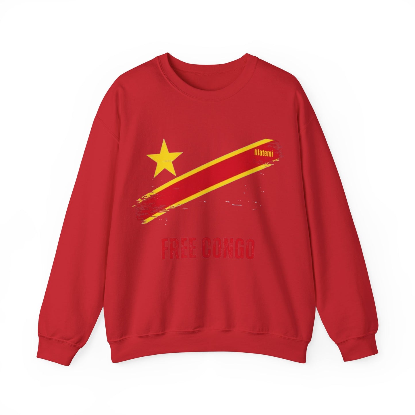 FREE CONGO R Sweatshirt Unisex Engagé et Stylé