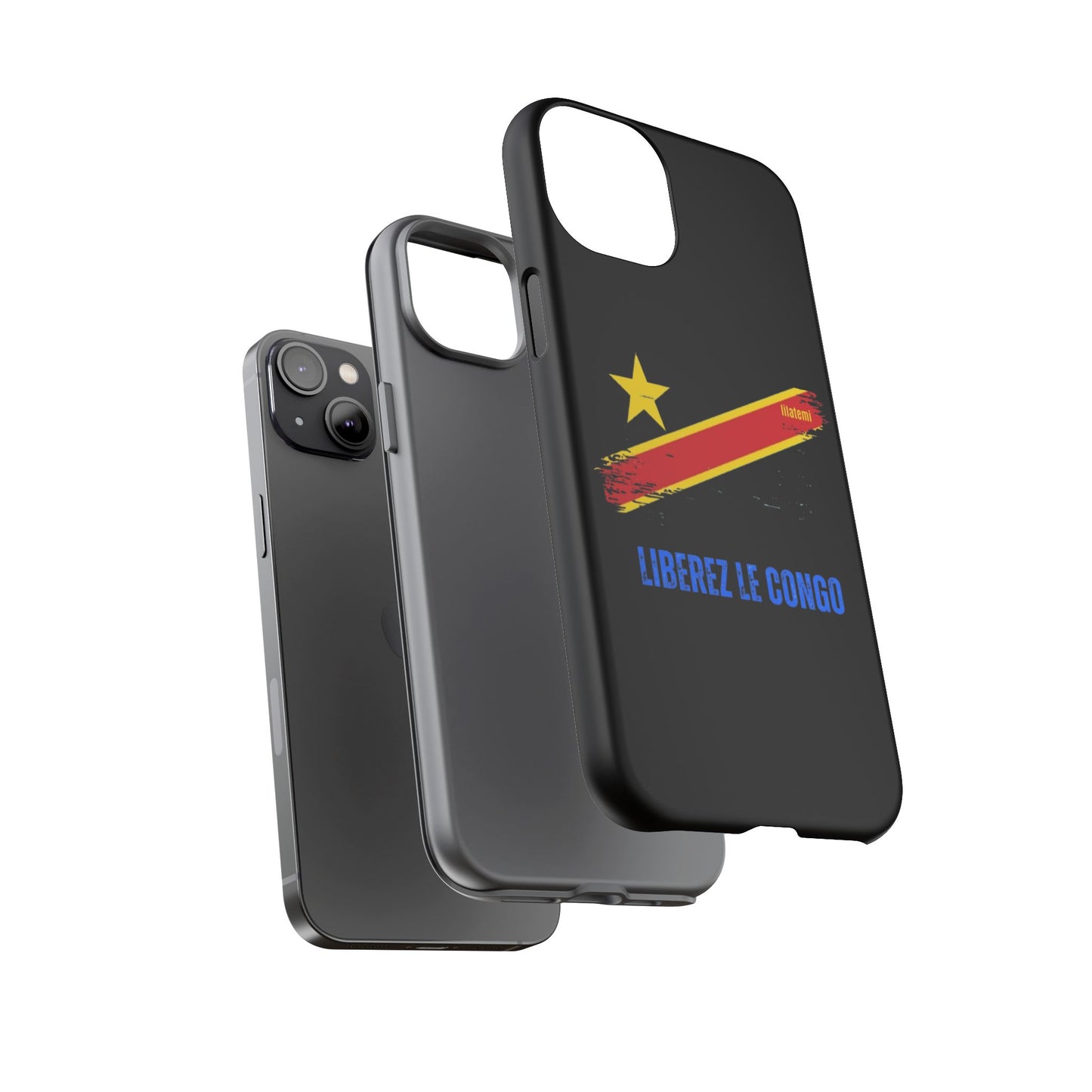 Coque de téléphone – Design "Libérer le Congo" (Compatible avec iPhone, Samsung, Google Pixel)