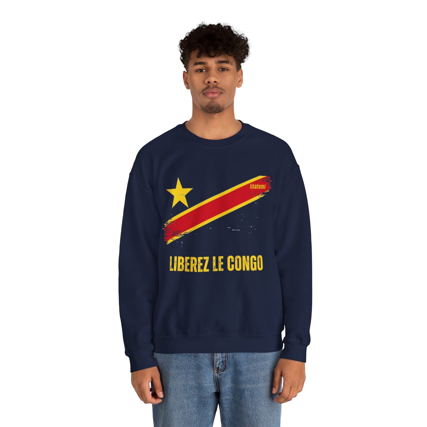 LIBÉREZ LE CONGO J – Sweatshirt Unisex Engagé et Stylé