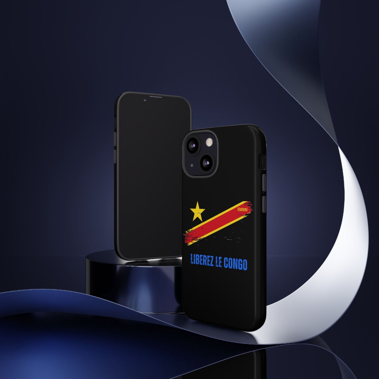 Coque de téléphone – Design "Libérer le Congo" (Compatible avec iPhone, Samsung, Google Pixel)