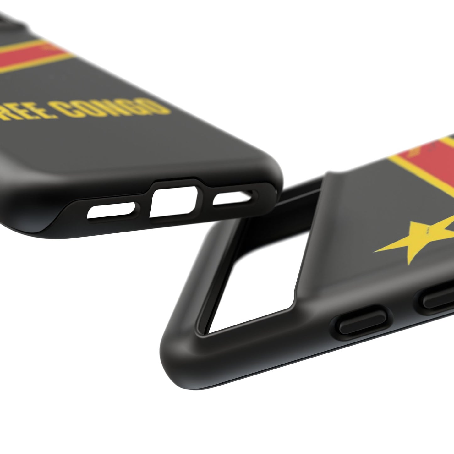 Coque de téléphone – Design "FREE CONGO" (Compatible avec iPhone, Samsung, Google Pixel)