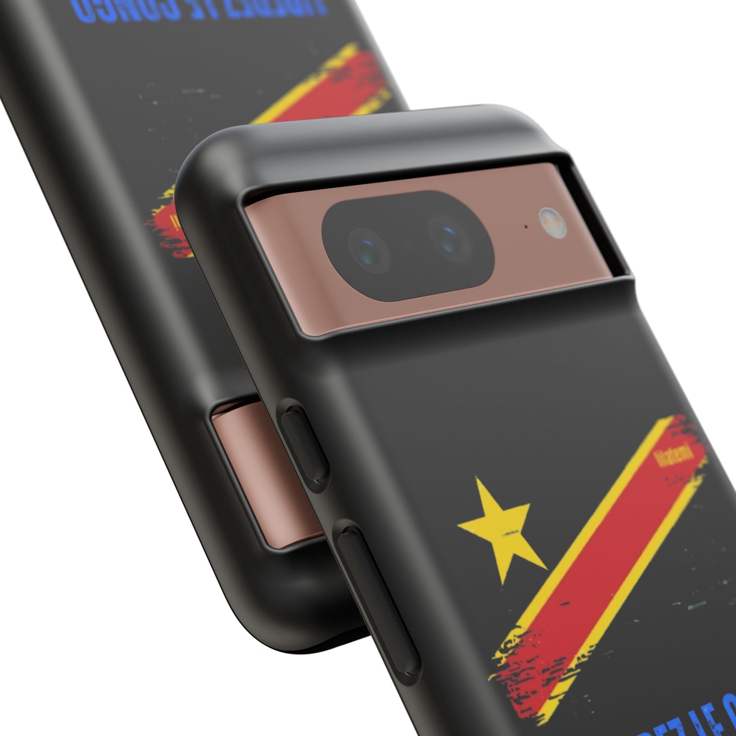 Coque de téléphone – Design "Libérer le Congo" (Compatible avec iPhone, Samsung, Google Pixel)