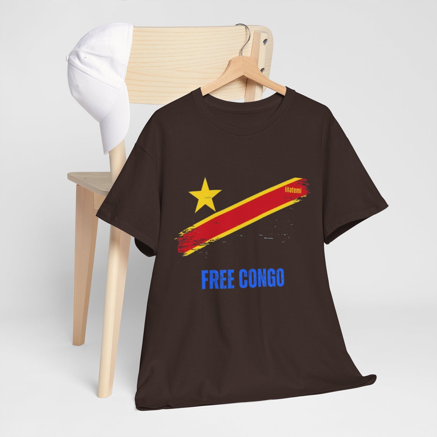 T-shirt "FREE CONGO" B Unisex – Portez votre engagement avec style !