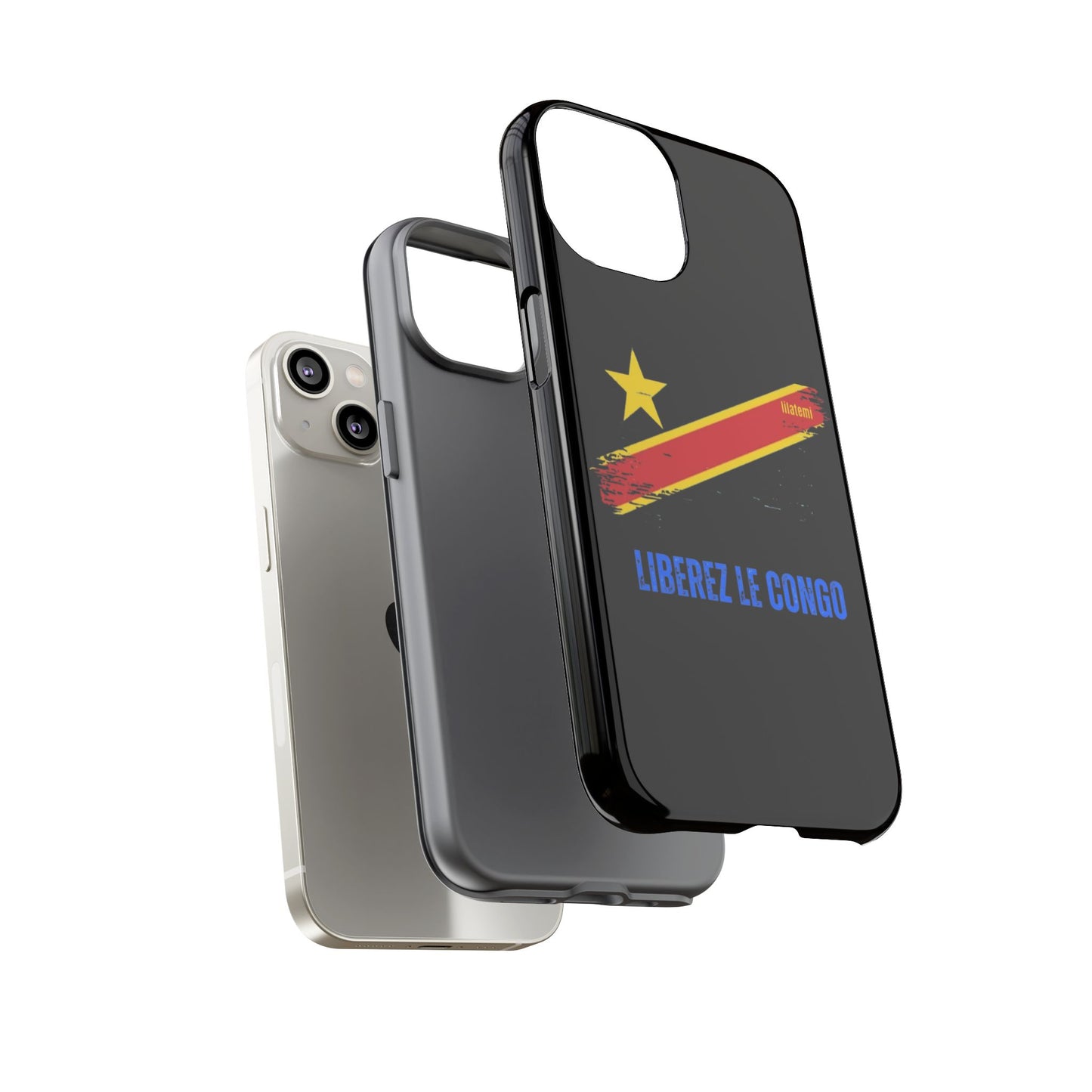 Coque de téléphone – Design "Libérer le Congo" (Compatible avec iPhone, Samsung, Google Pixel)