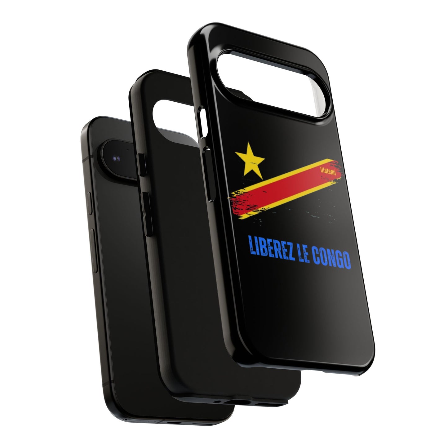 Coque de téléphone – Design "Libérer le Congo" (Compatible avec iPhone, Samsung, Google Pixel)