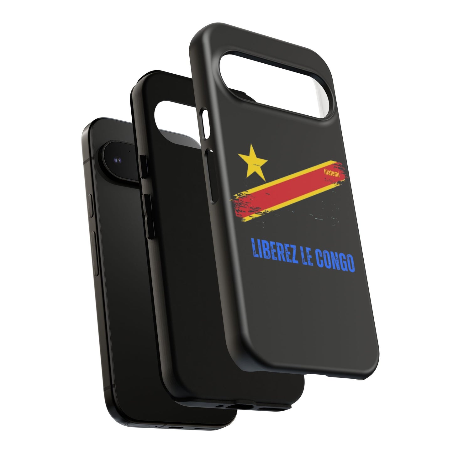 Coque de téléphone – Design "Libérer le Congo" (Compatible avec iPhone, Samsung, Google Pixel)