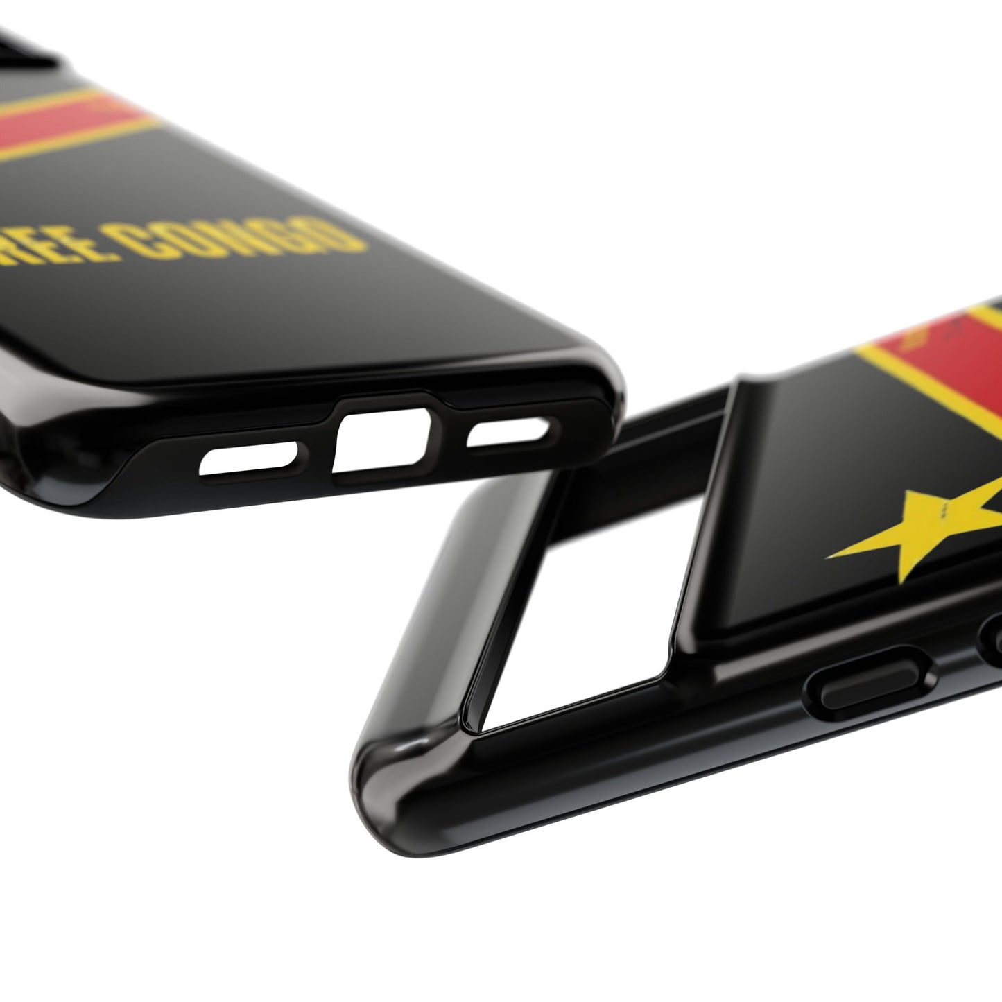 Coque de téléphone – Design "FREE CONGO" (Compatible avec iPhone, Samsung, Google Pixel)