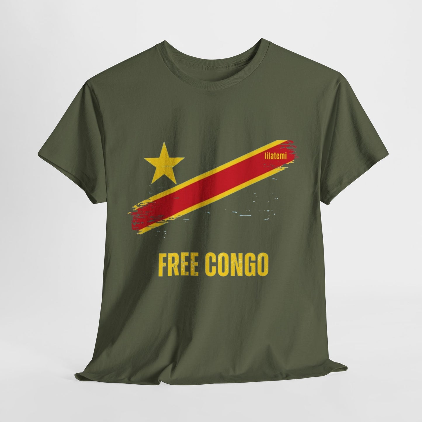 T-shirt "FREE CONGO" J Unisex – Portez votre engagement avec style !