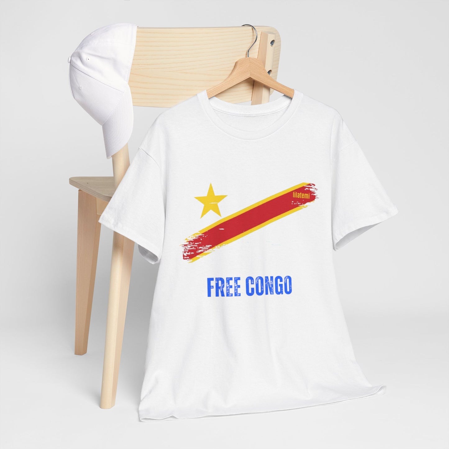 T-shirt "FREE CONGO" B Unisex – Portez votre engagement avec style !